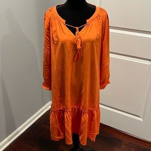 Orange dress
